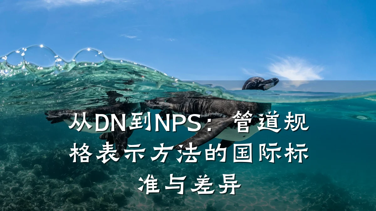 从DN到NPS:管道规格表示方法的国际标准与差异