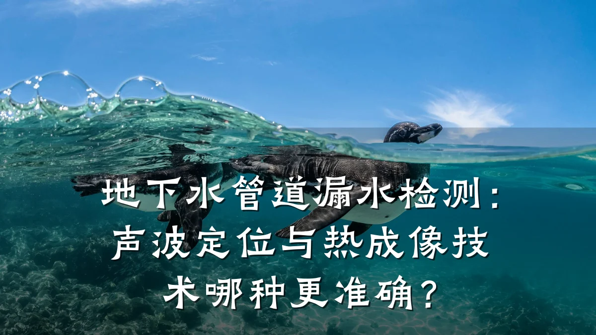 地下水管道漏水检测:声波定位与热成像技术哪种更准确?