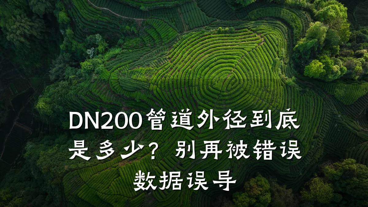 DN200管道外径到底是多少?别再被错误数据误导