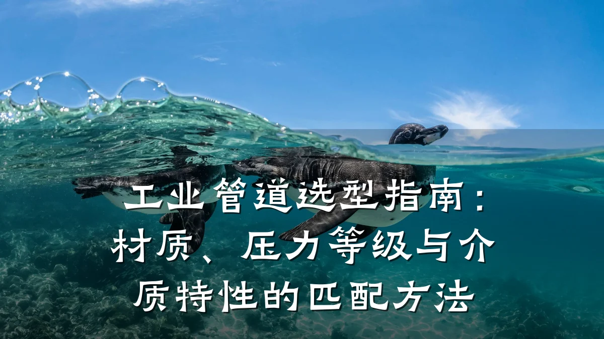工业管道选型指南：材质、压力等级与介质特性的匹配方法