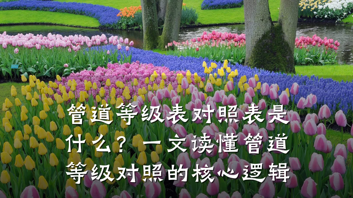 管道等级表对照表是什么?一文读懂管道等级对照的核心逻辑