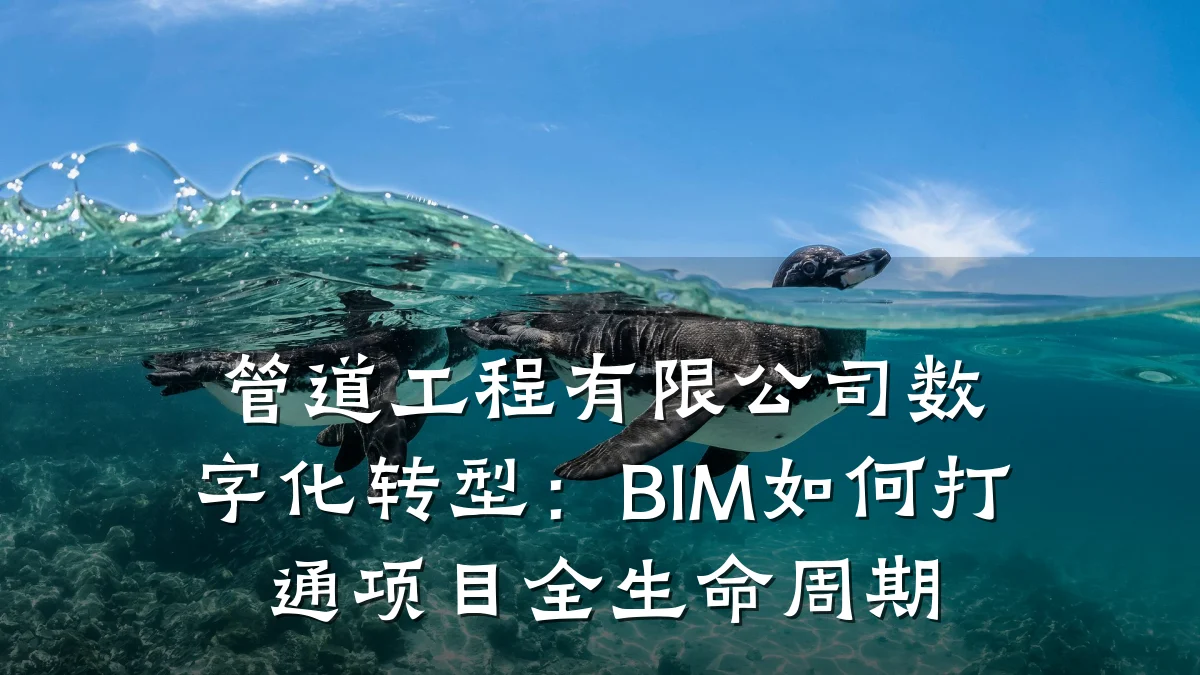 管道工程有限公司数字化转型:BIM如何打通项目全生命周期