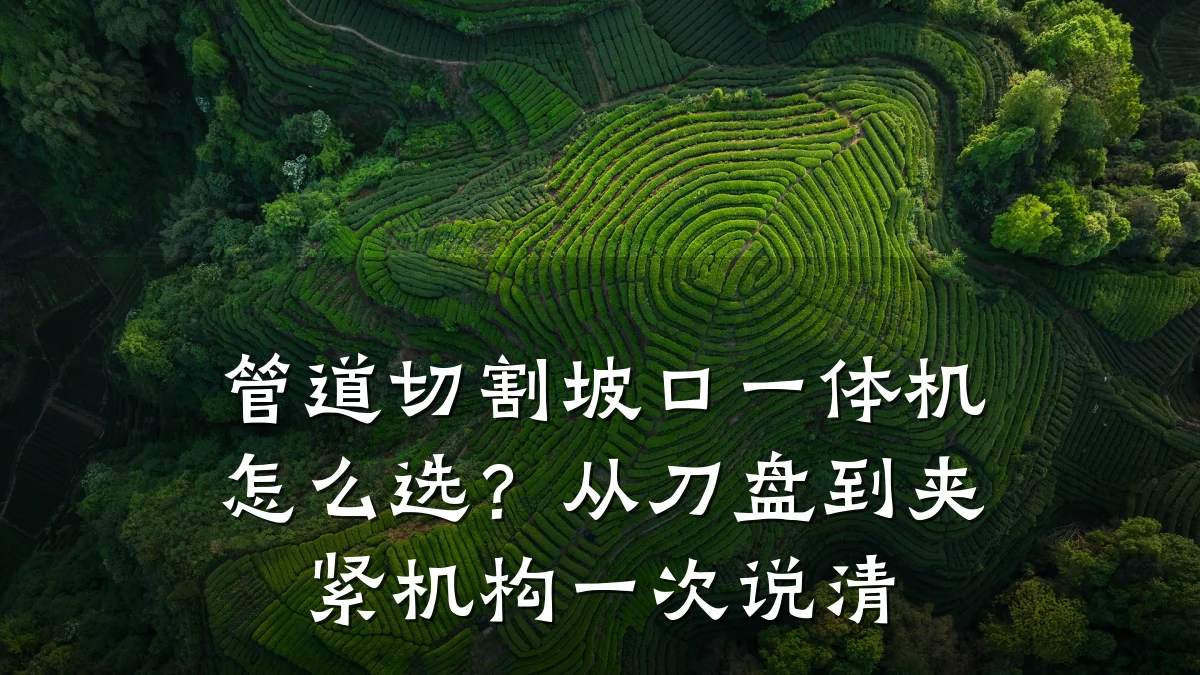 管道切割坡口一体机怎么选?从刀盘到夹紧机构一次说清