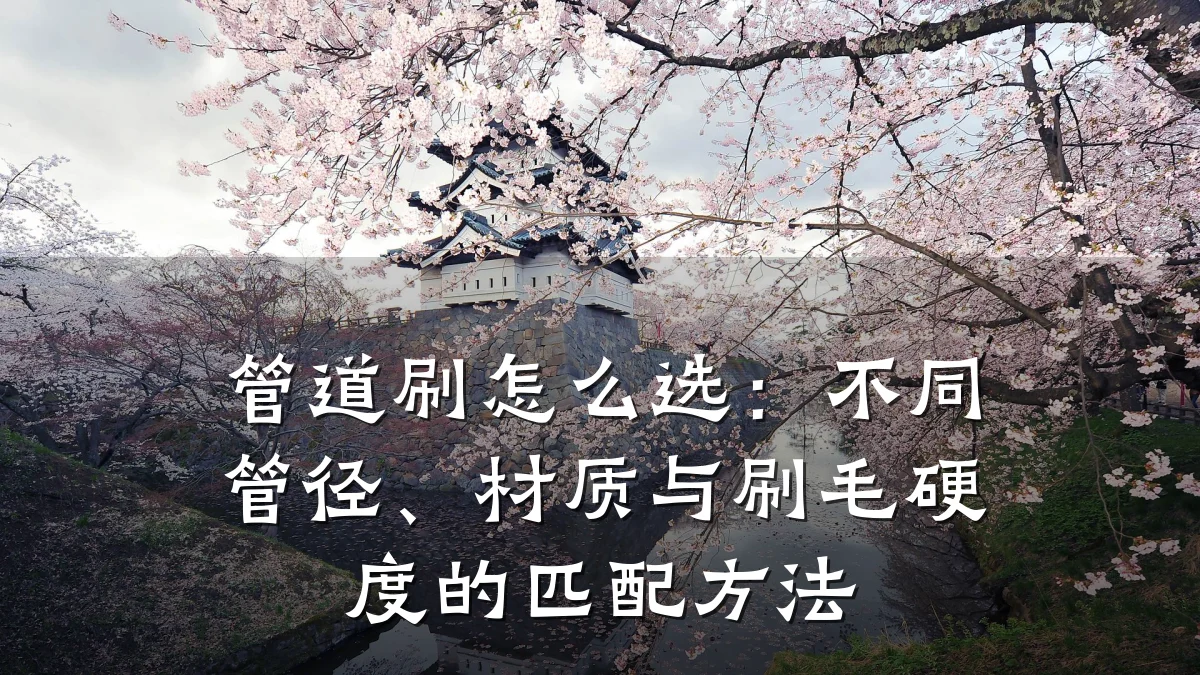 管道刷怎么选:不同管径、材质与刷毛硬度的匹配方法