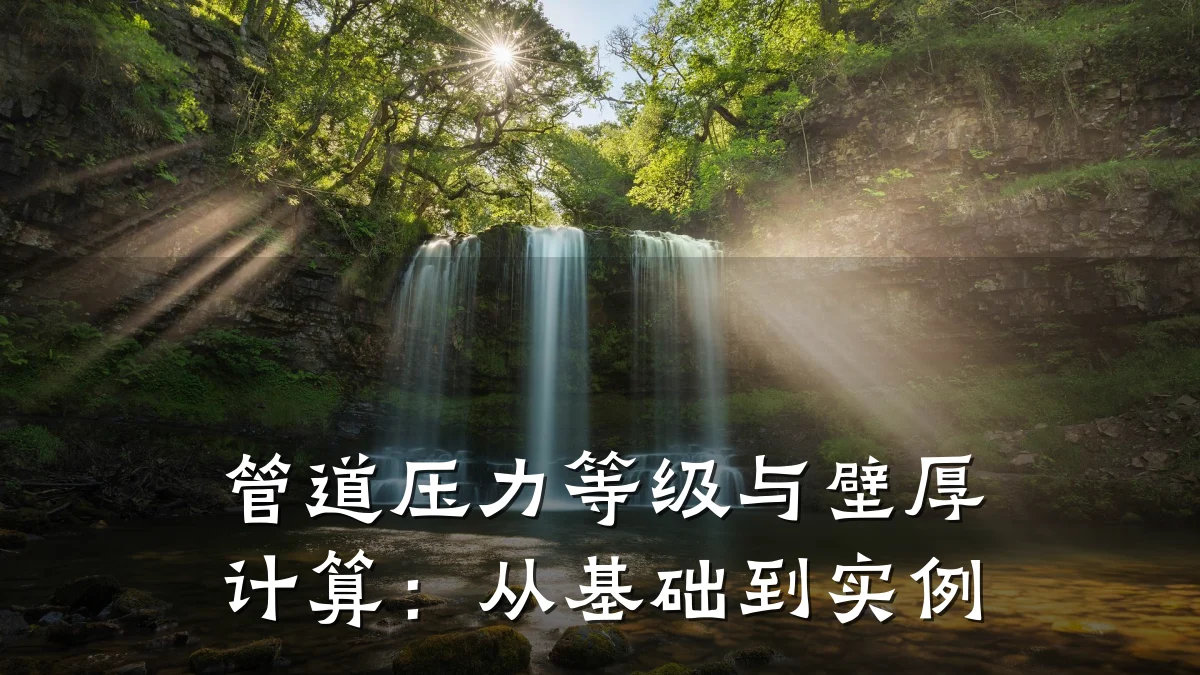 管道压力等级与壁厚计算:从基础到实例