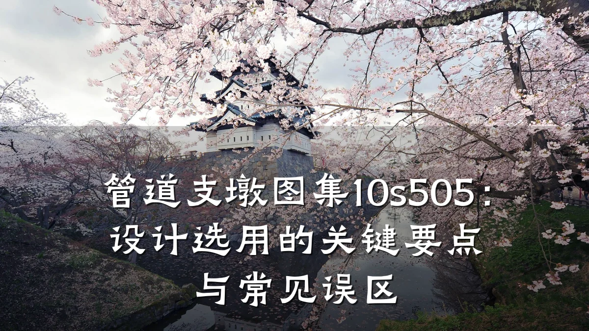 管道支墩图集10s505:设计选用的关键要点与常见误区