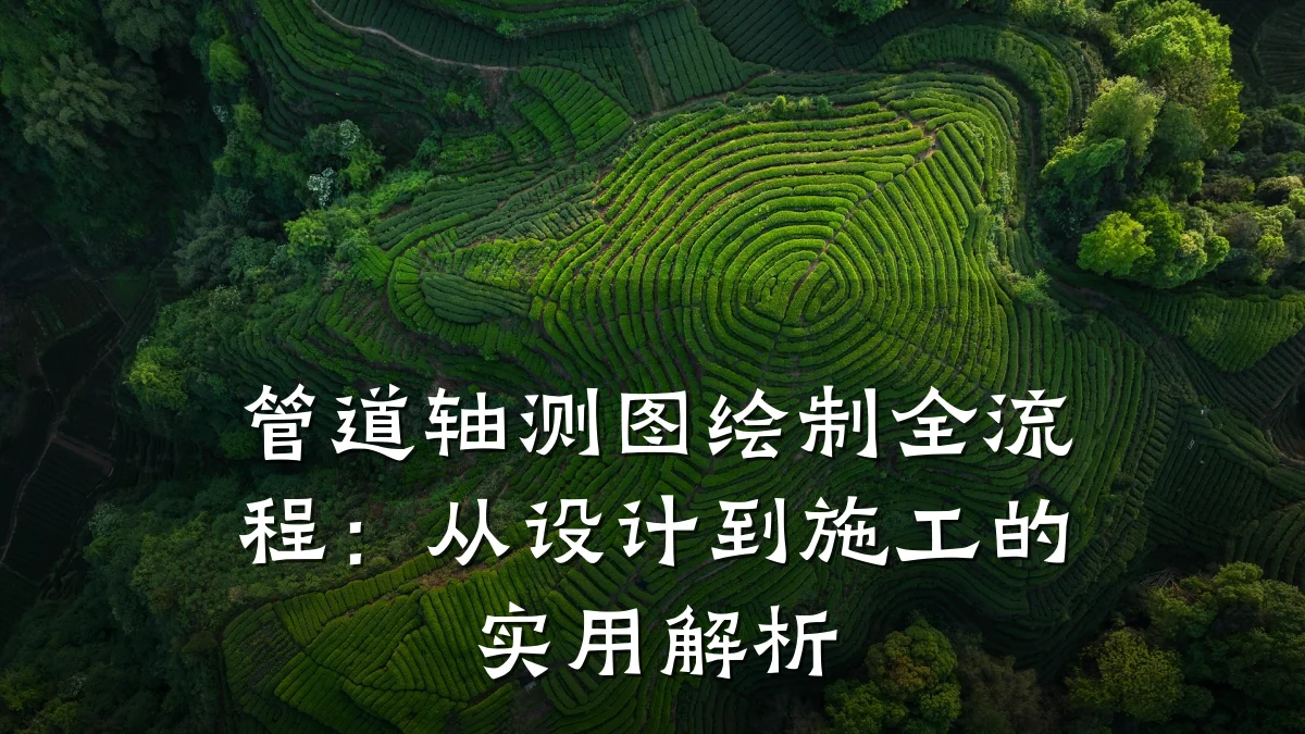 管道轴测图绘制全流程:从设计到施工的实用解析