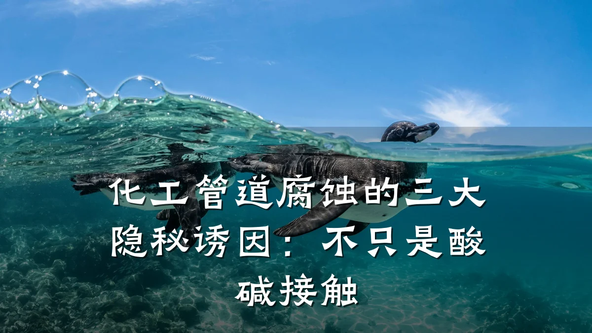 化工管道腐蚀的三大隐秘诱因:不只是酸碱接触