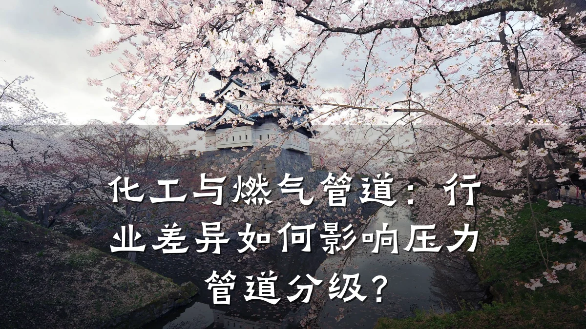 化工与燃气管道:行业差异如何影响压力管道分级?