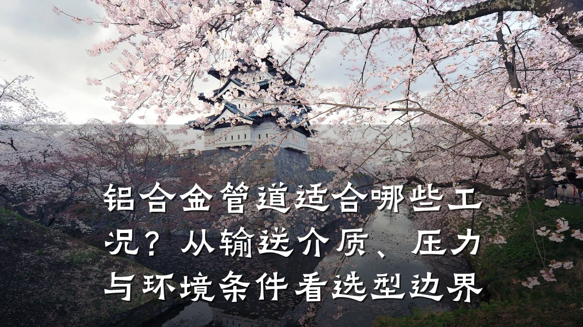 铝合金管道适合哪些工况?从输送介质、压力与环境条件看选型边界