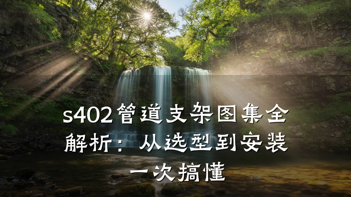 s402管道支架图集全解析:从选型到安装一次搞懂
