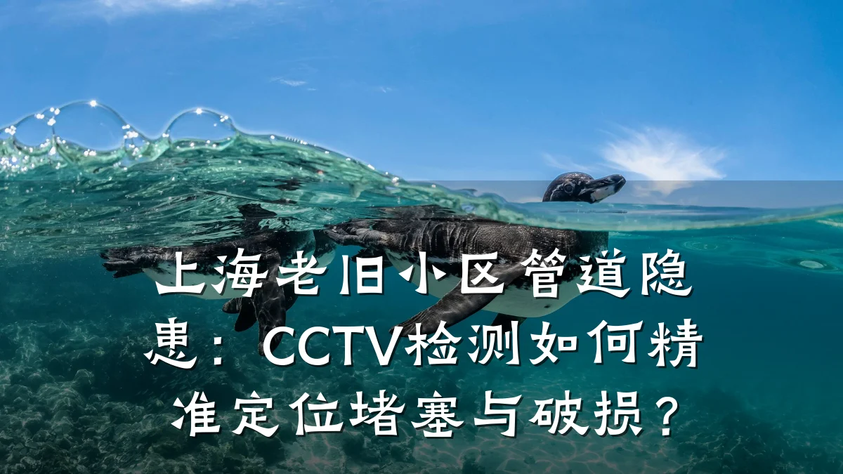上海老旧小区管道隐患:CCTV检测如何精准定位堵塞与破损?