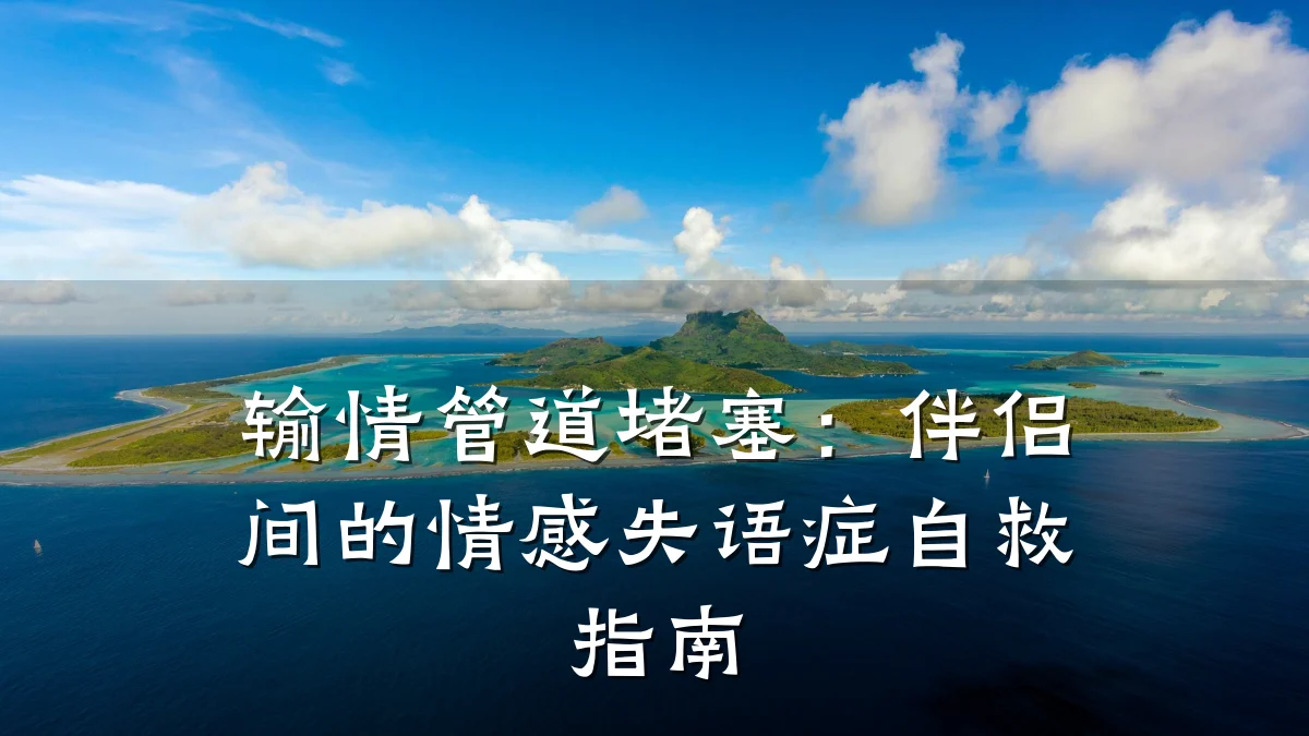 输情管道堵塞：伴侣间的情感失语症自救指南