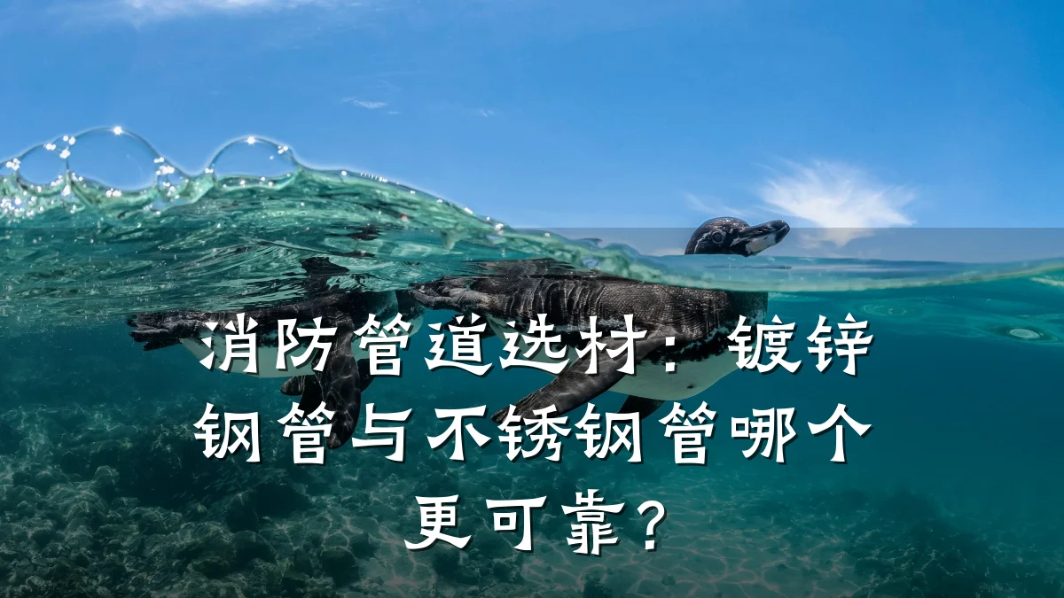 消防管道选材:镀锌钢管与不锈钢管哪个更可靠?