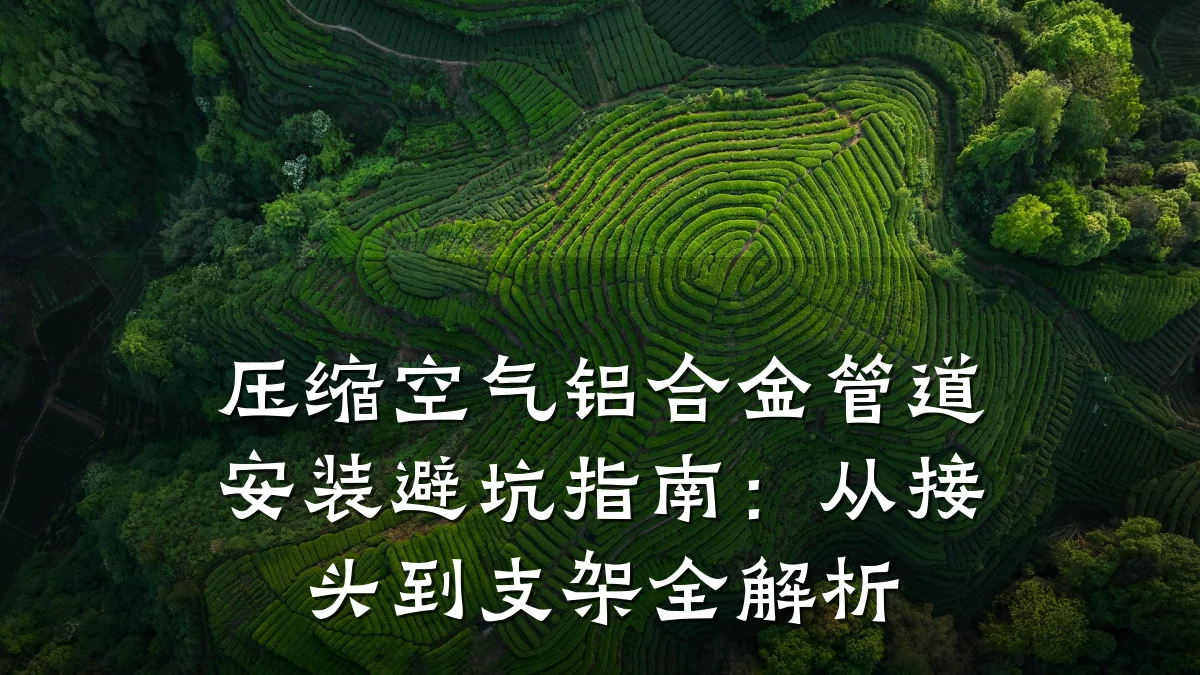 压缩空气铝合金管道安装避坑指南：从接头到支架全解析