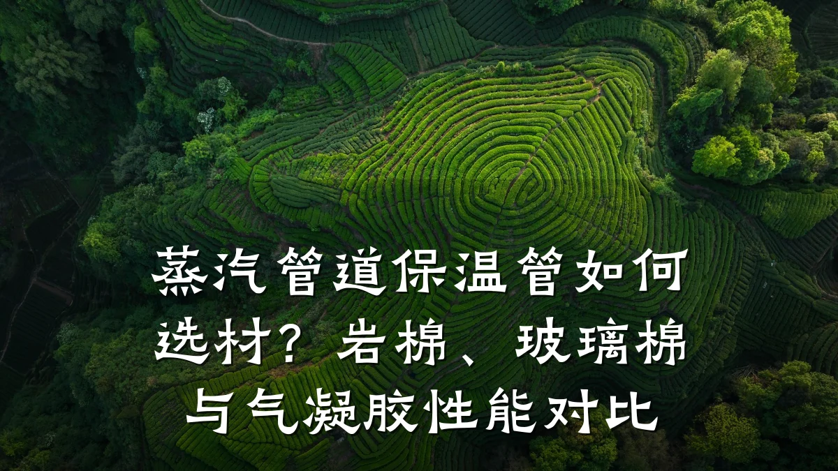 蒸汽管道保温管如何选材?岩棉、玻璃棉与气凝胶性能对比