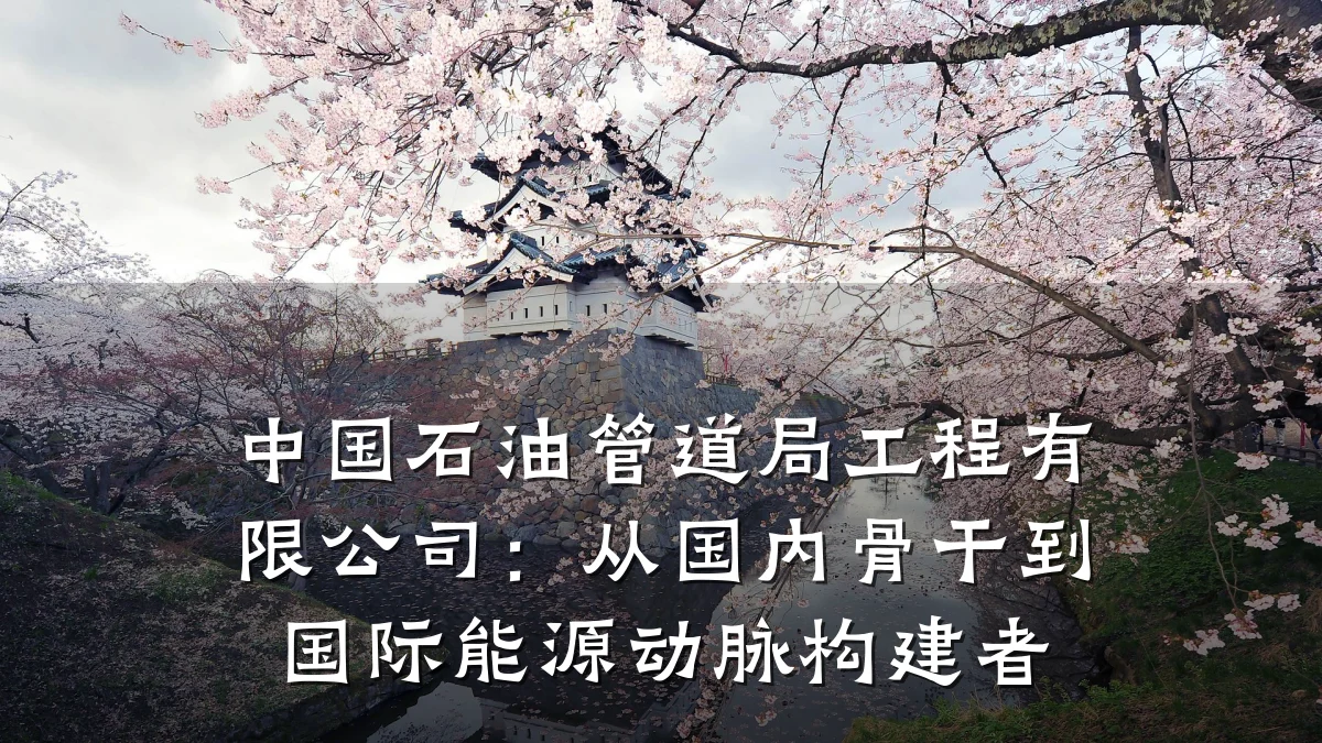 中国石油管道局工程有限公司：从国内骨干到国际能源动脉构建者