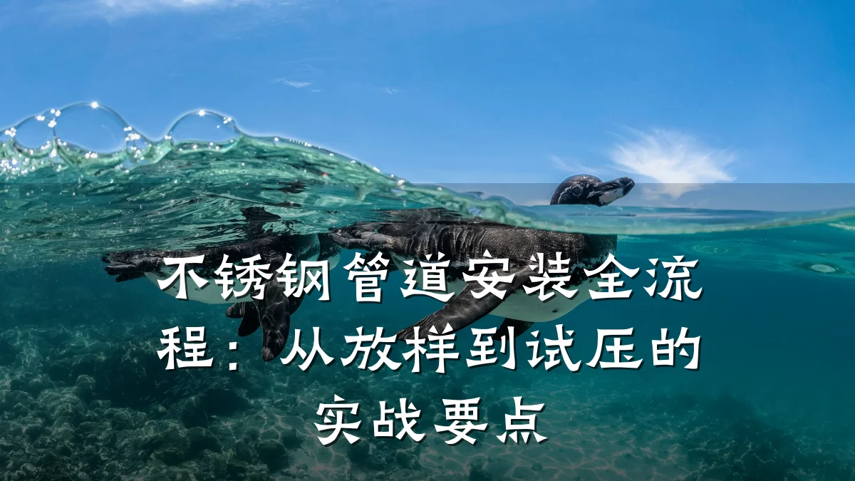 不锈钢管道安装全流程:从放样到试压的实战要点