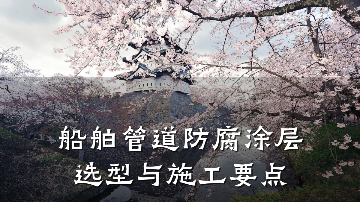 船舶管道防腐涂层选型与施工要点