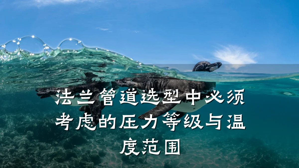 法兰管道选型中必须考虑的压力等级与温度范围