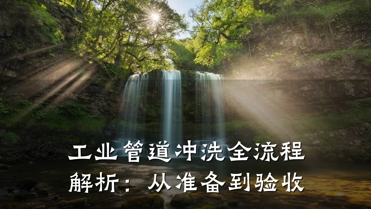 工业管道冲洗全流程解析：从准备到验收