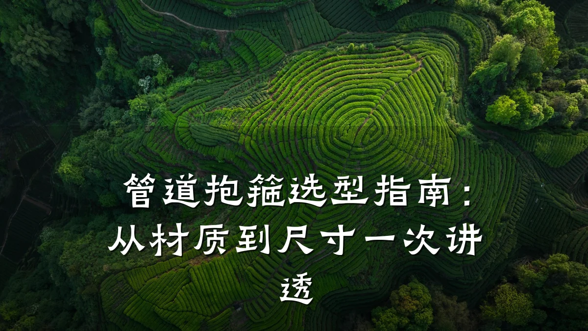 管道抱箍选型指南:从材质到尺寸一次讲透