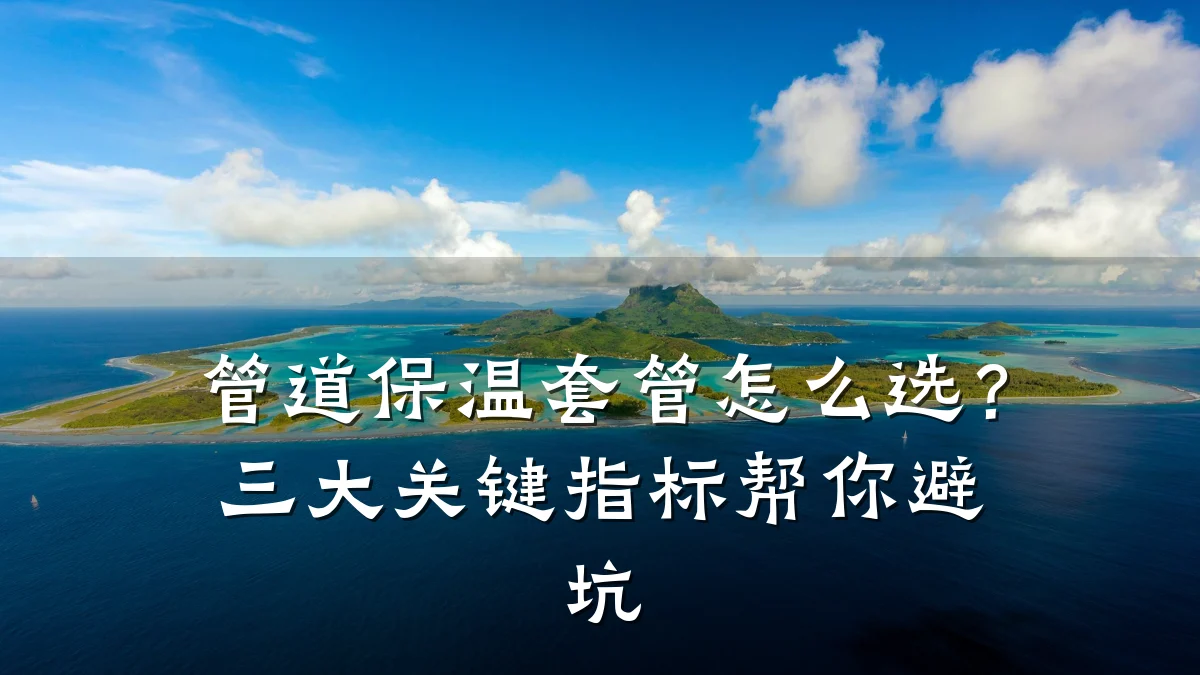 管道保温套管怎么选?三大关键指标帮你避坑