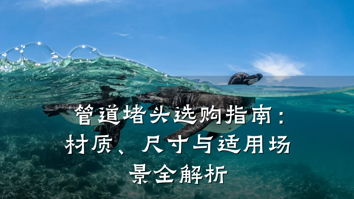 管道堵头选购指南:材质、尺寸与适用场景全解析