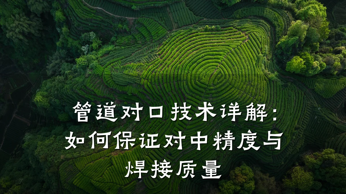 管道对口技术详解:如何保证对中精度与焊接质量