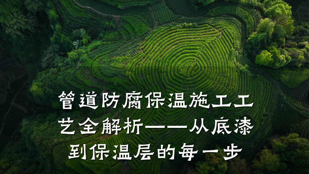 管道防腐保温施工工艺全解析——从底漆到保温层的每一步