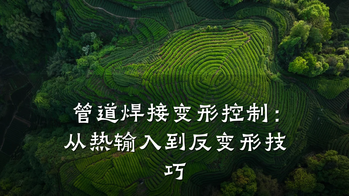 管道焊接变形控制:从热输入到反变形技巧