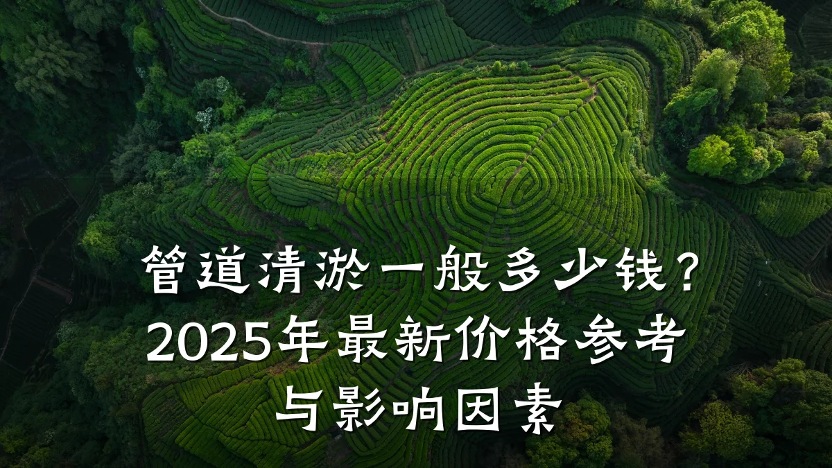 管道清淤一般多少钱?2025年最新价格参考与影响因素