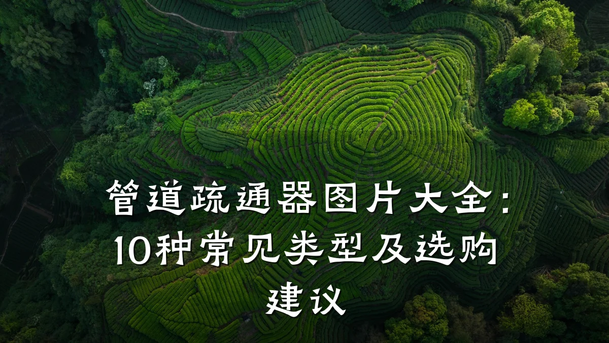 管道疏通器图片大全:10种常见类型及选购建议