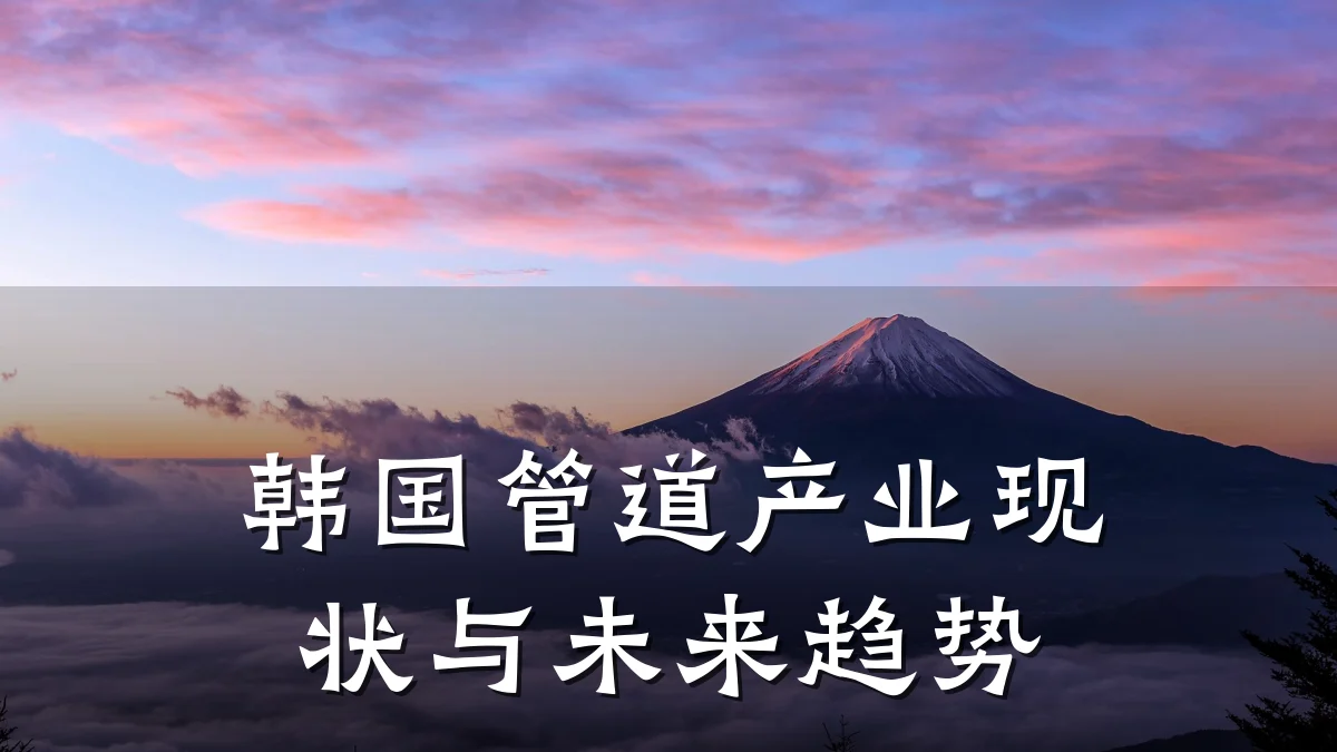 韩国管道产业现状与未来趋势