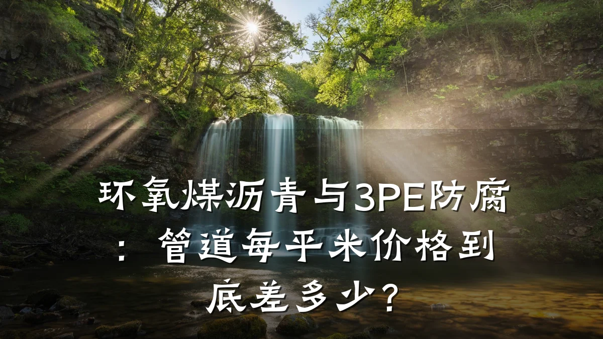 环氧煤沥青与3PE防腐:管道每平米价格到底差多少?