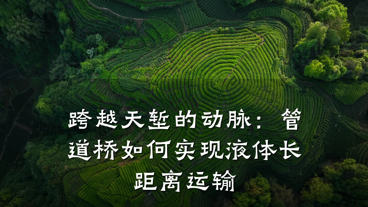 跨越天堑的动脉:管道桥如何实现液体长距离运输