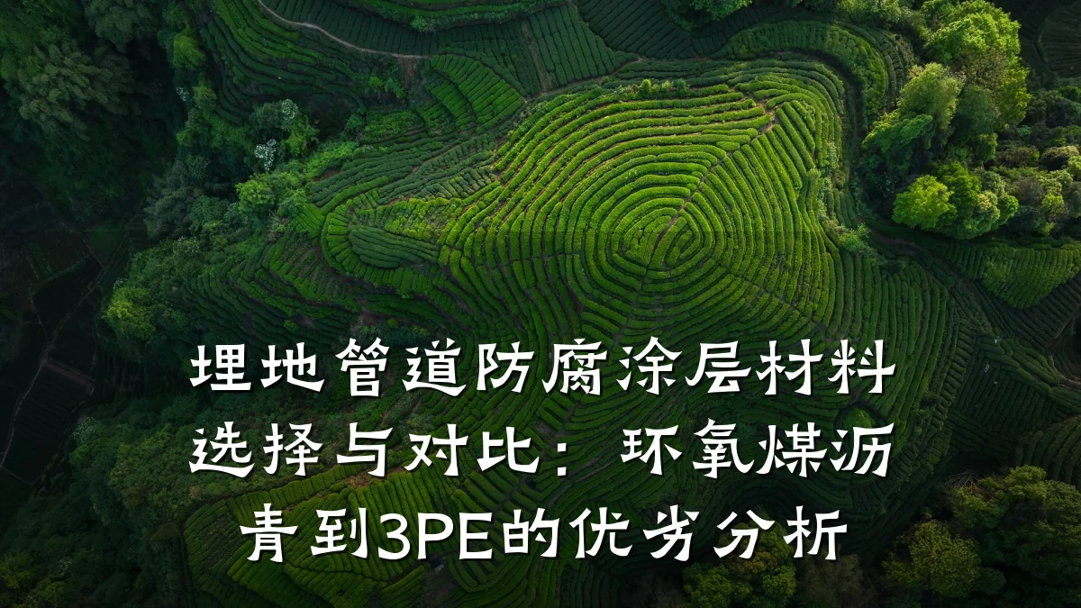 埋地管道防腐涂层材料选择与对比:环氧煤沥青到3PE的优劣分析