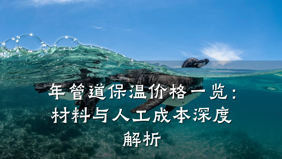年管道保温价格一览:材料与人工成本深度解析