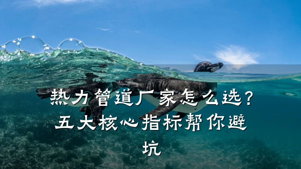 热力管道厂家怎么选?五大核心指标帮你避坑