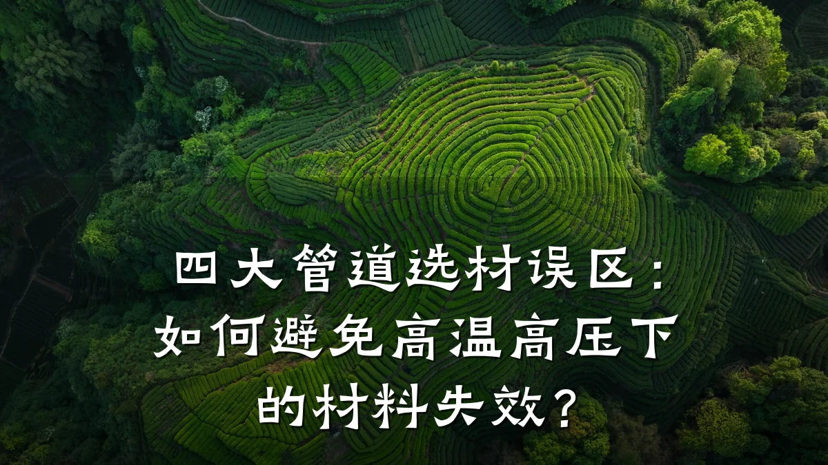 四大管道选材误区:如何避免高温高压下的材料失效?