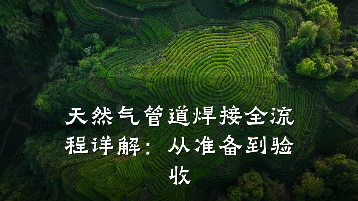 天然气管道焊接全流程详解:从准备到验收
