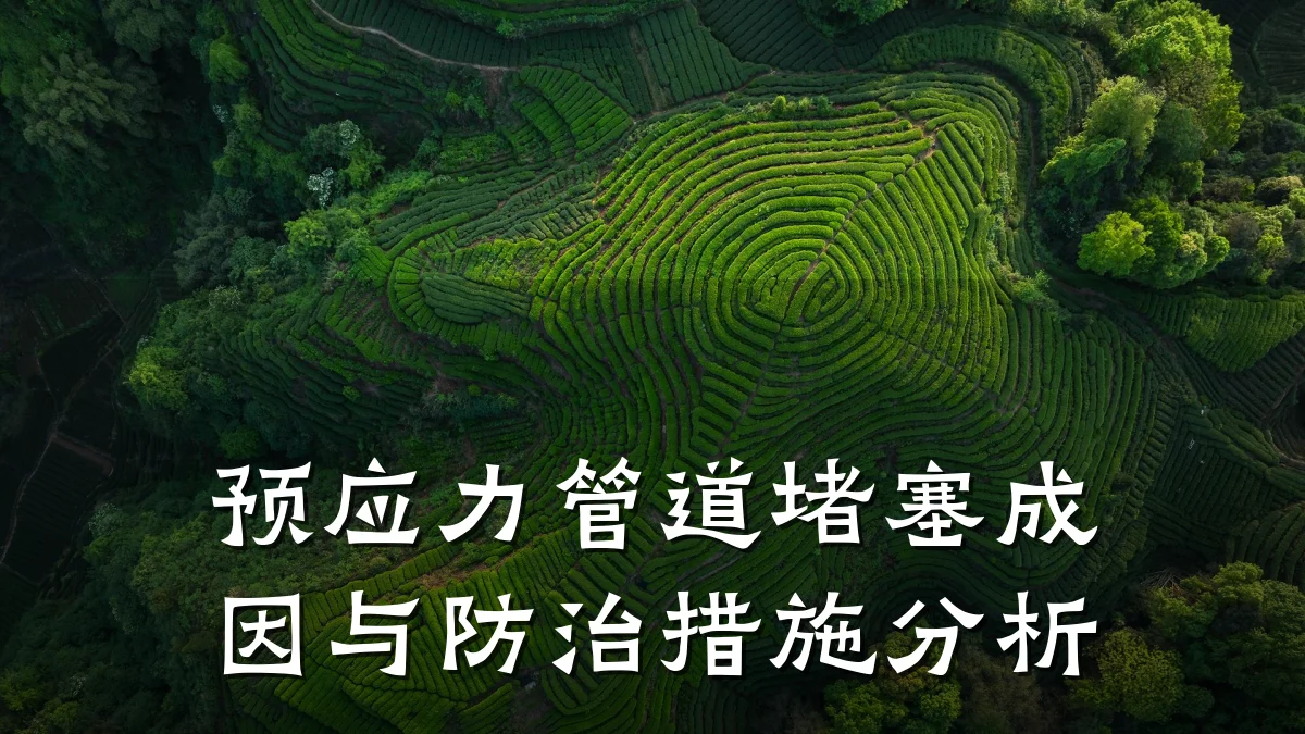 预应力管道堵塞成因与防治措施分析