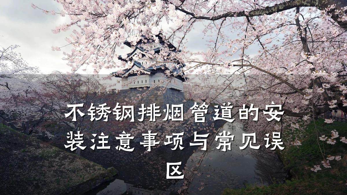 不锈钢排烟管道的安装注意事项与常见误区