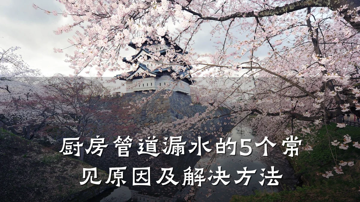 厨房管道漏水的5个常见原因及解决方法