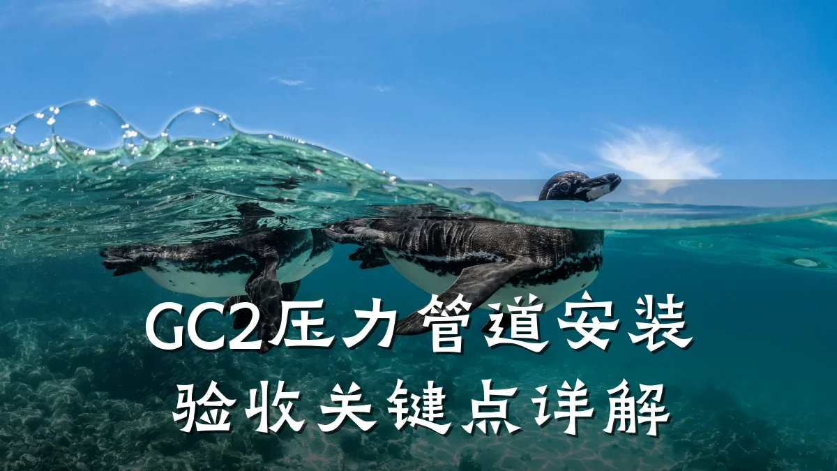 GC2压力管道安装验收关键点详解