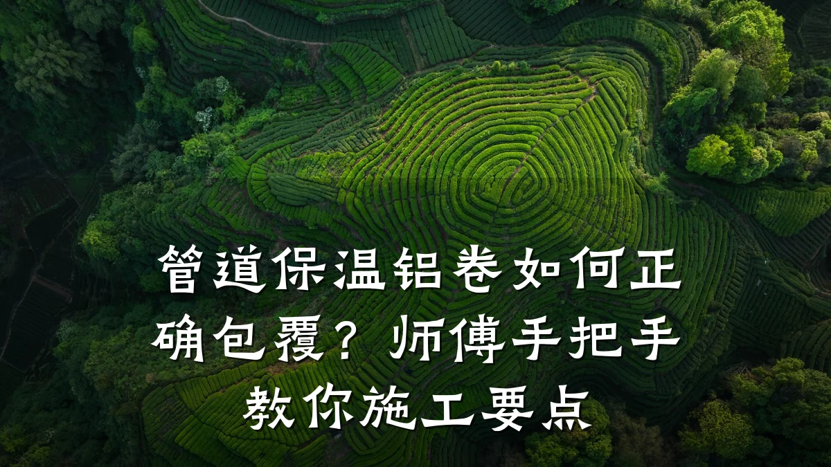 管道保温铝卷如何正确包覆?师傅手把手教你施工要点