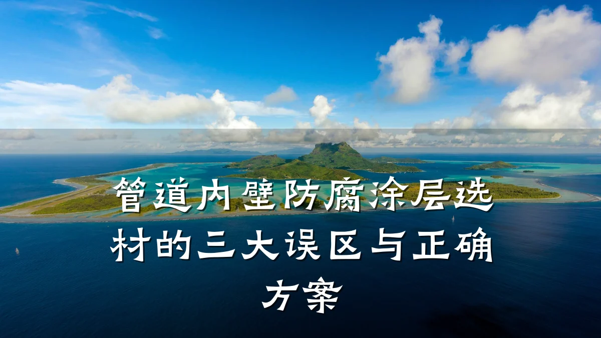 管道内壁防腐涂层选材的三大误区与正确方案