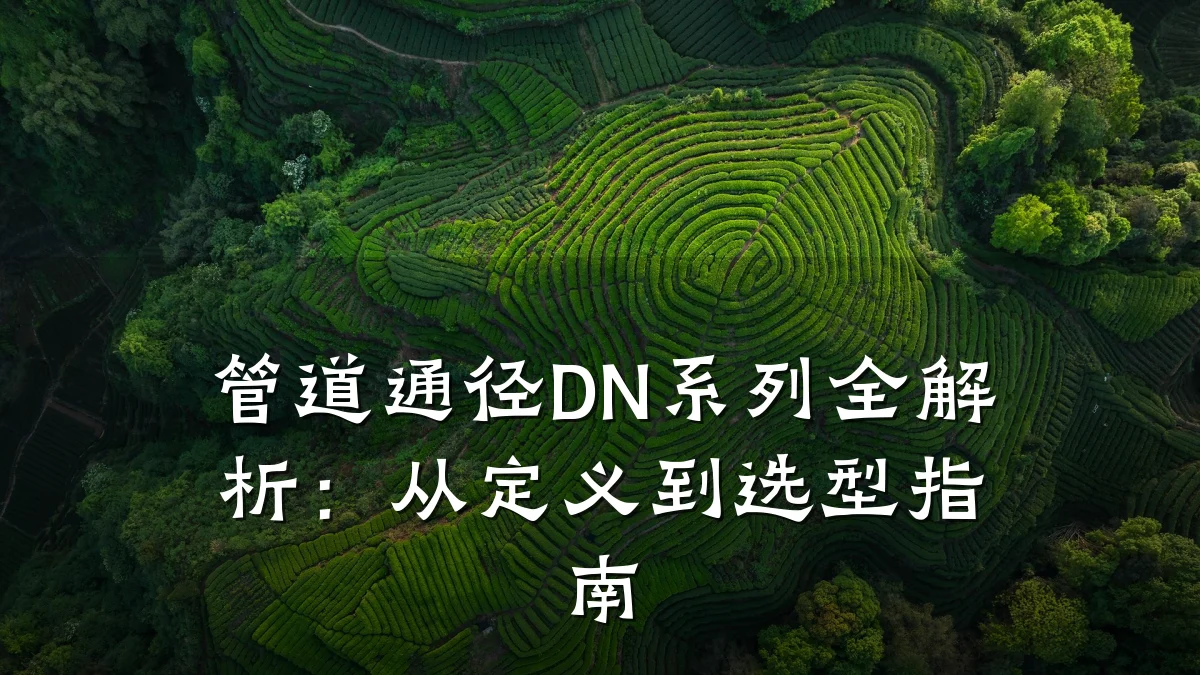 管道通径DN系列全解析:从定义到选型指南