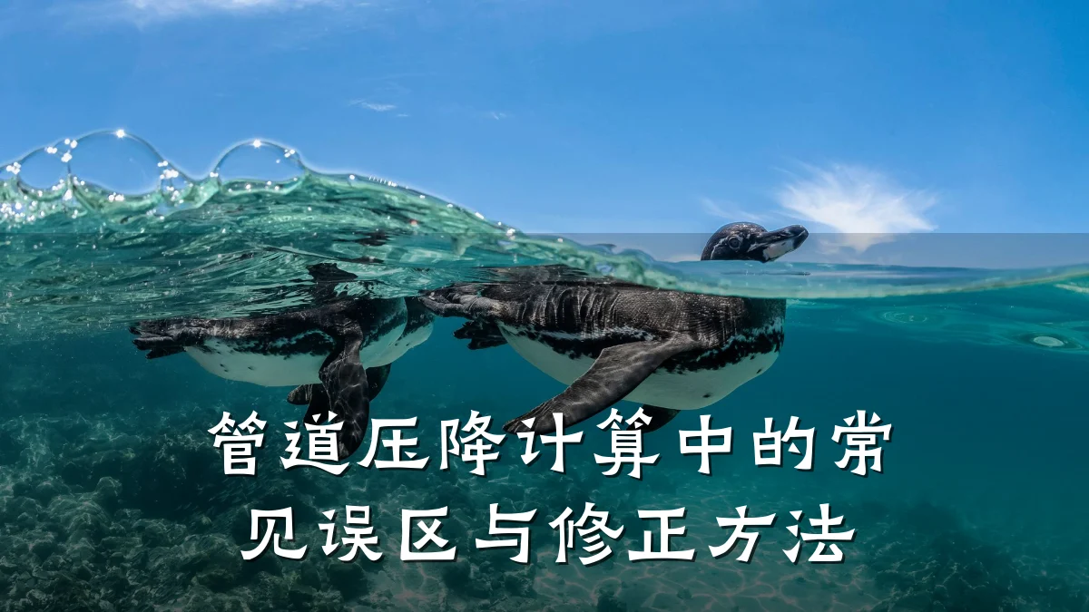管道压降计算中的常见误区与修正方法