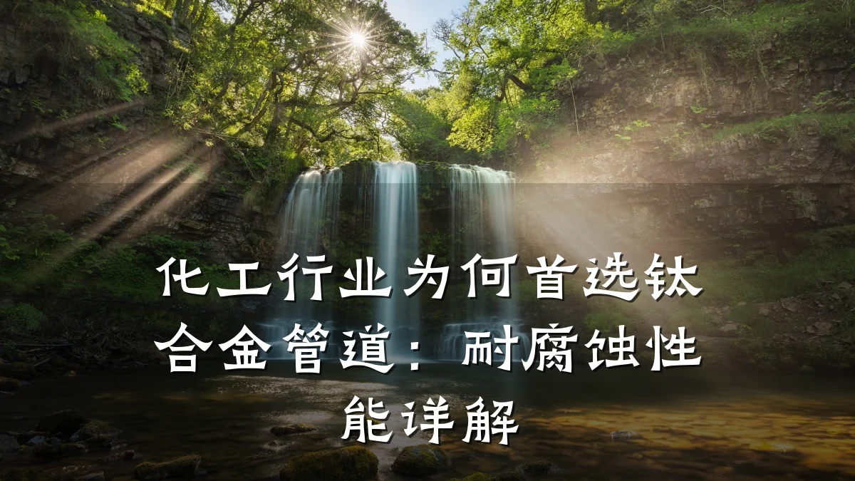 化工行业为何首选钛合金管道:耐腐蚀性能详解